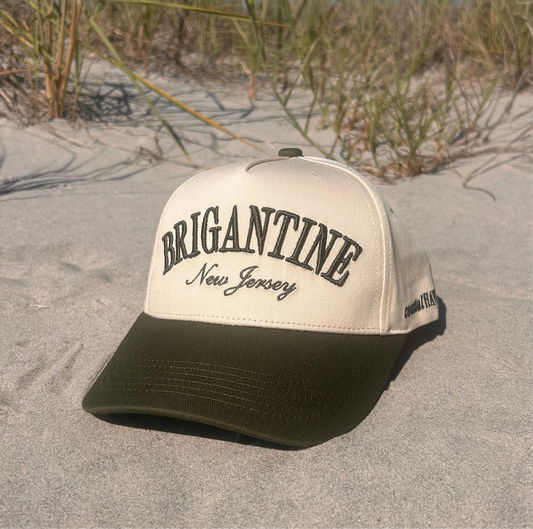 Brigantine, New Jersey Hat (Green)