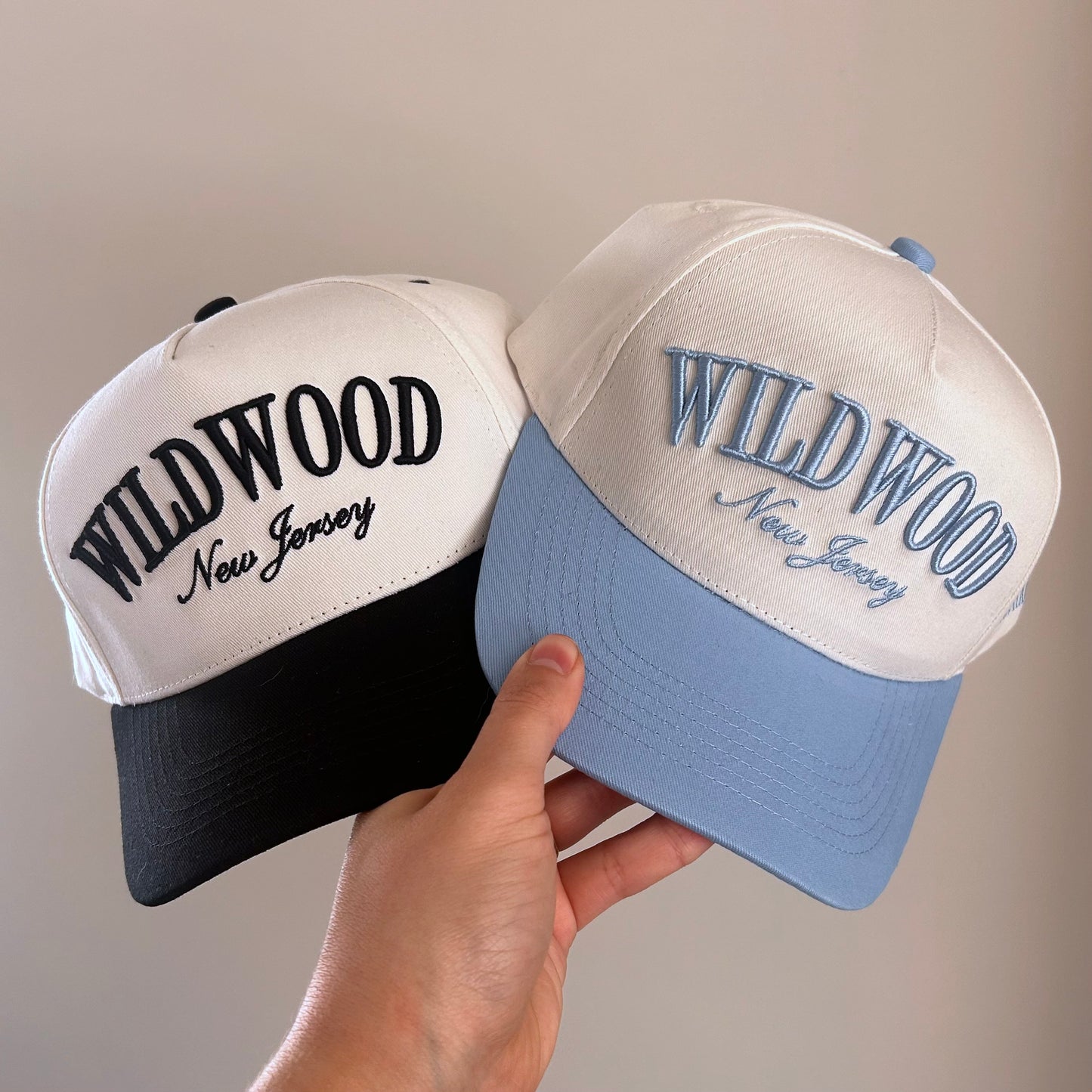 Wildwood, New Jersey Hat (Blue or Black)